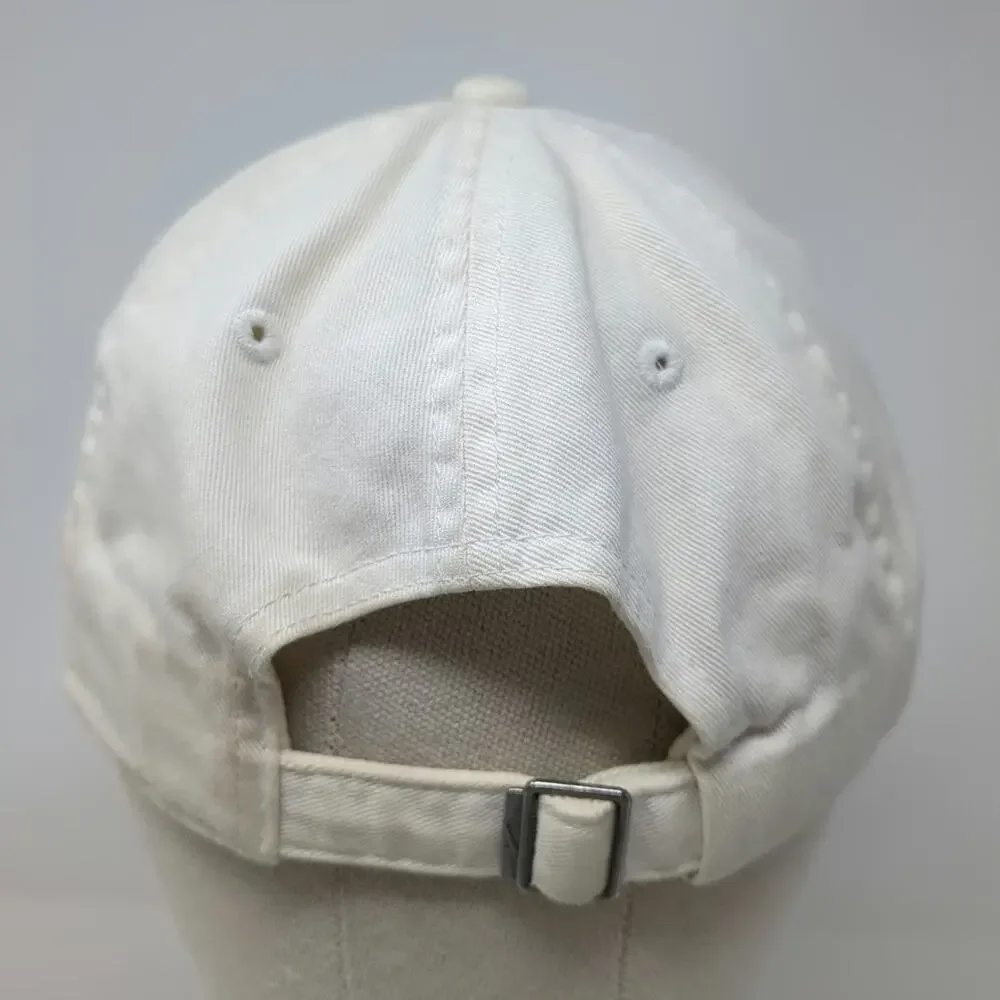 Nike Baseball Cap White One Size Futura Logo Embroidered Slideback Strap Hat